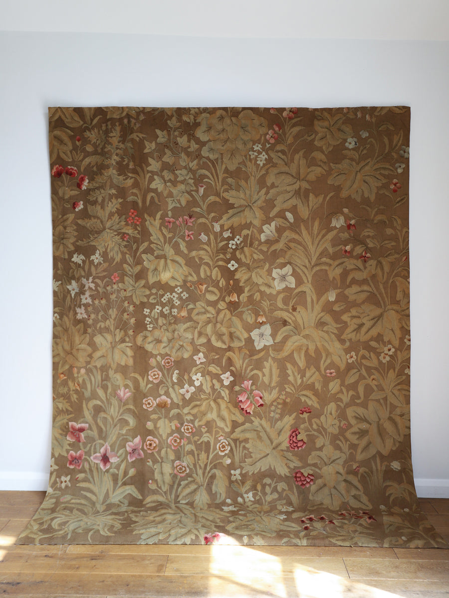Antique Aubusson Millefleur Tapestry