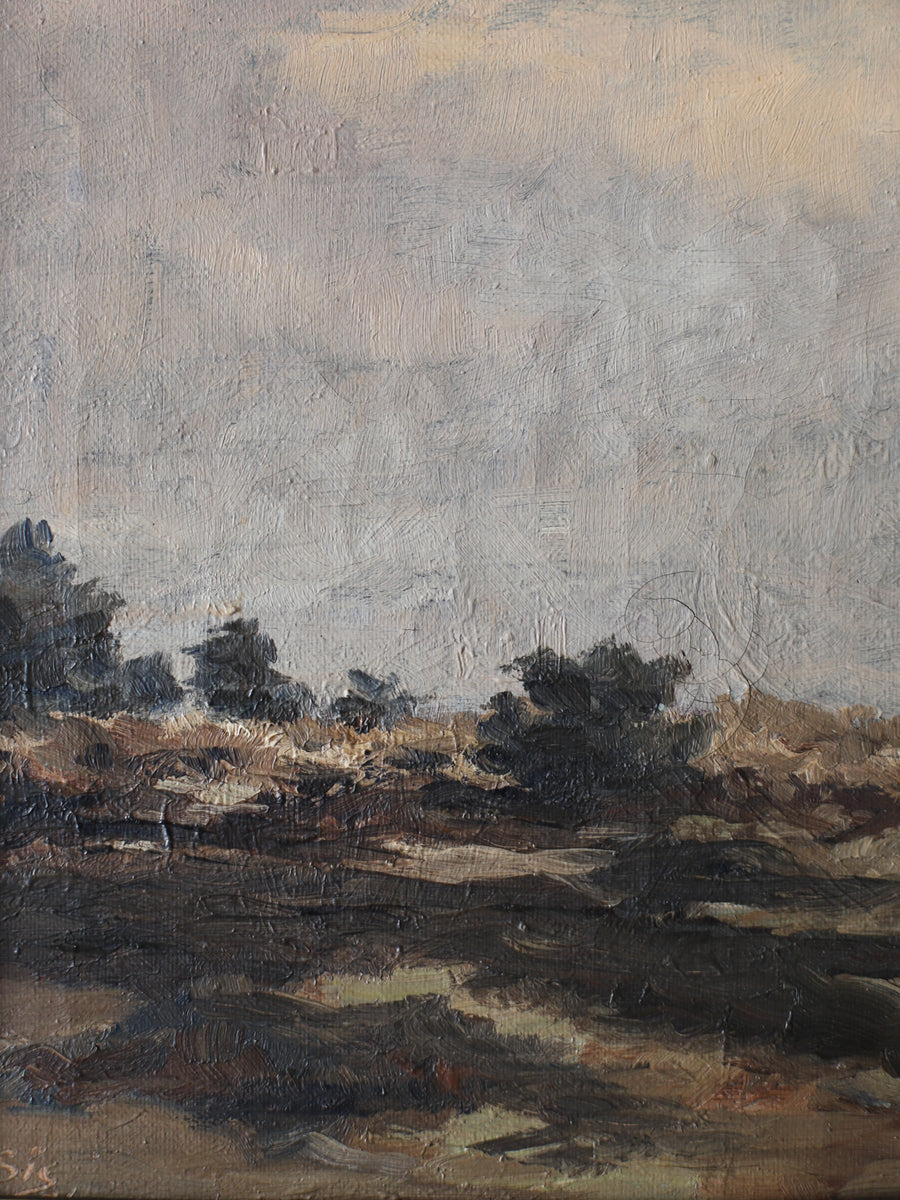 Neutral Landscape Oil Painting