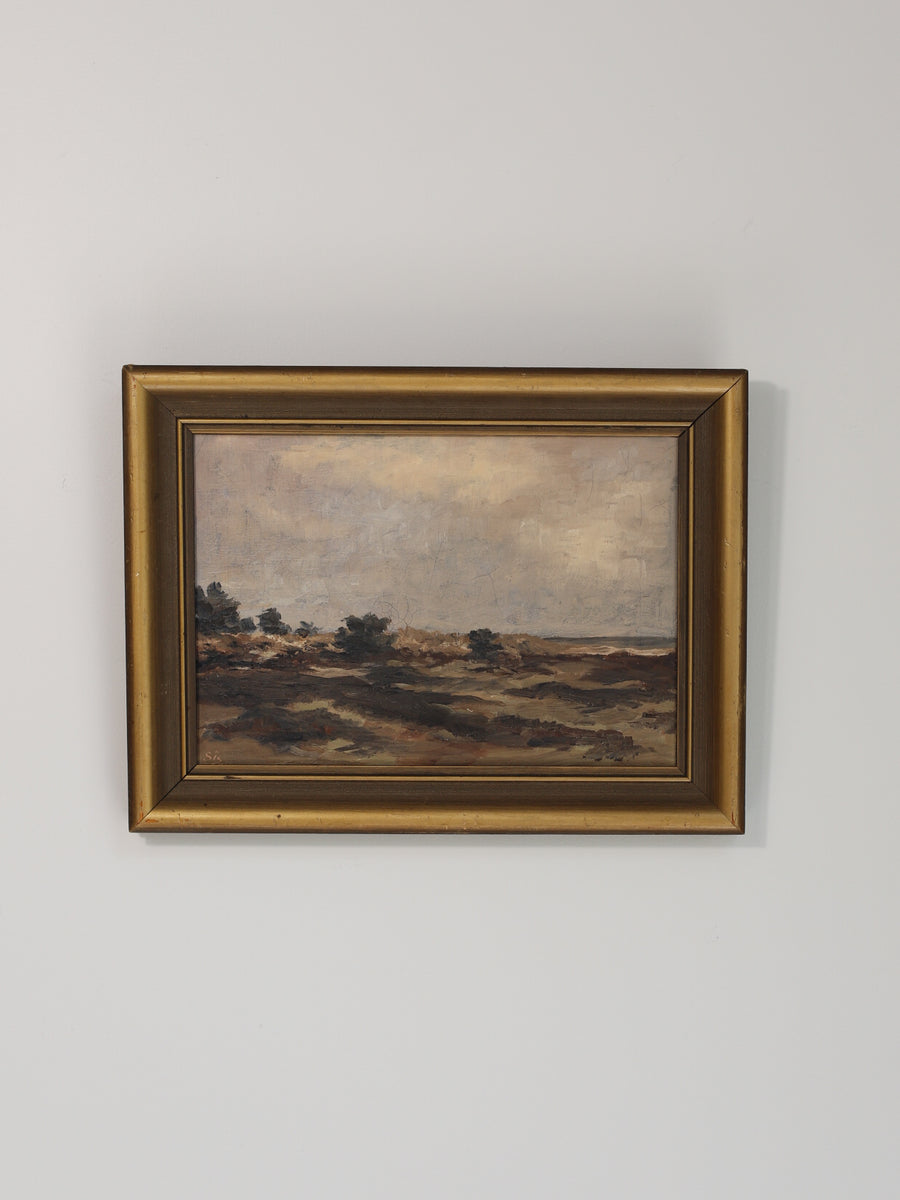 Neutral Landscape Oil Painting
